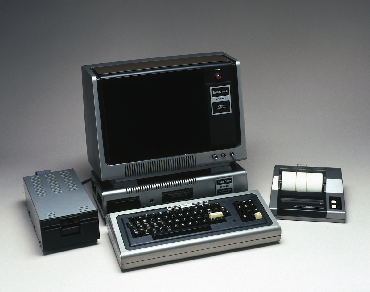 Tandy Radio Shack TRS 80 I personal computer, 1980.