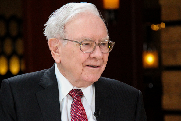 Warren Buffett at Squawk Box interview on May 4, 2015. (Lacy O'Toole—CNBC/NBCU Photo Bank via Getty Images)
