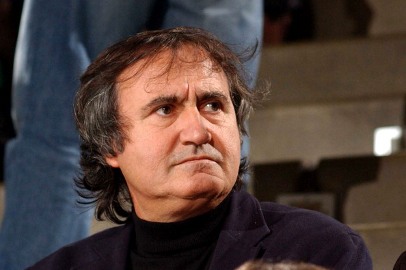 Luigi Brugnaro looks over during the Lega Basket Serie A match between Umana Venezia and Armani Jeans Milano at Palaverde in Treviso, Italy, on Dec. 11, 2011 (Arturo Presotto — Iguana Press/Getty Images)