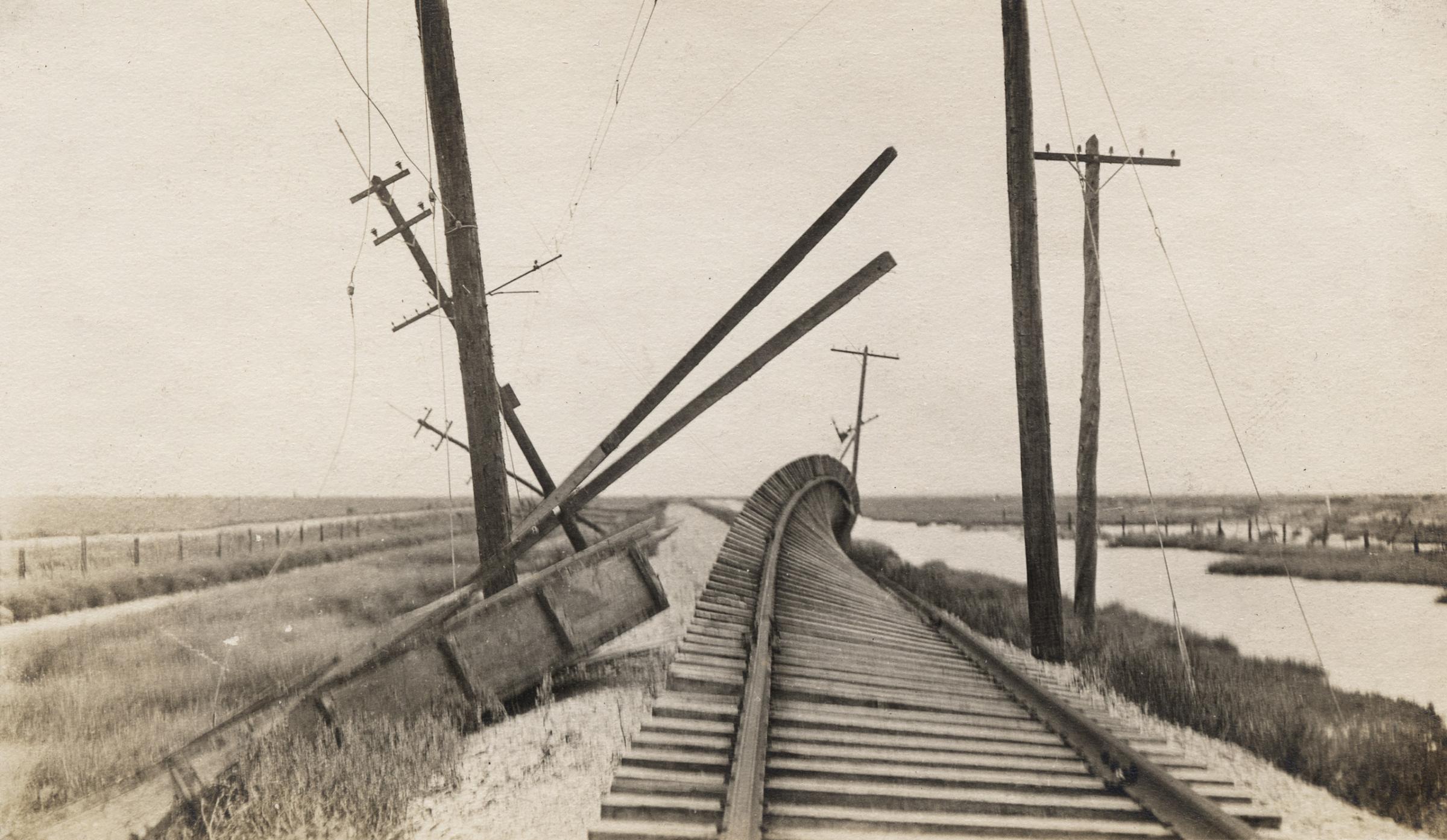 Scenes from the 1915 Galveston Texax Hurricane