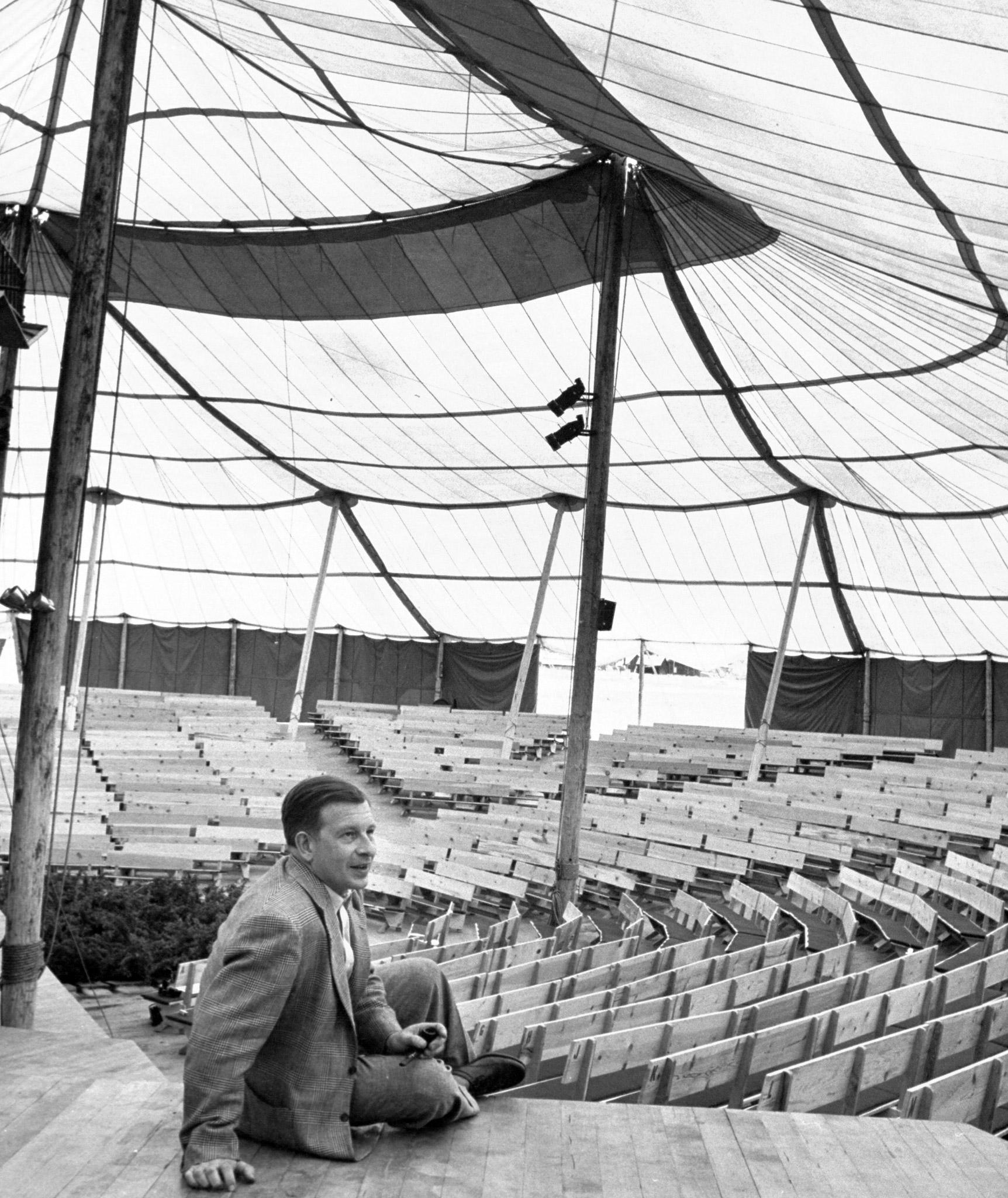 Eero Saarinen at the Goethe Festival, 1949.