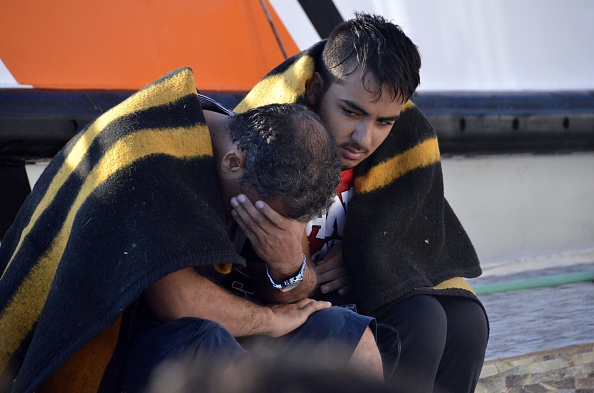 Illegal migrants rescued by Turkish coast guard in Aegean Sea