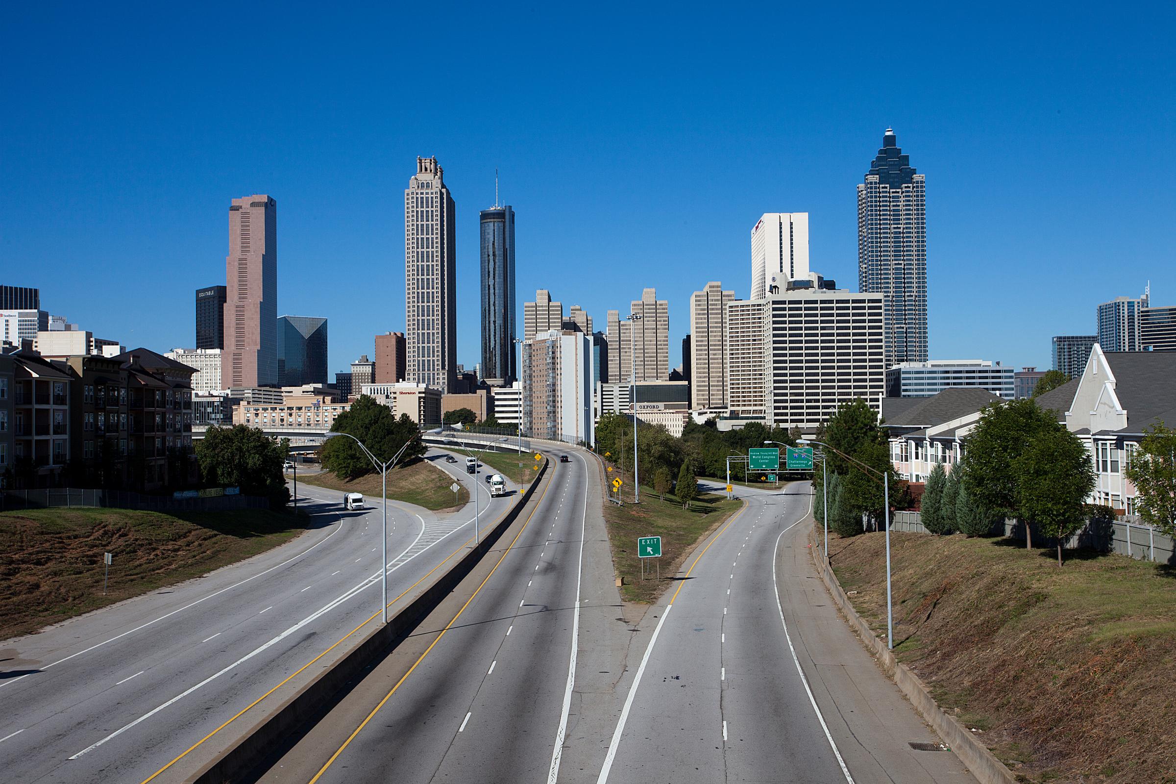 Atlanta skyline Georgia USA