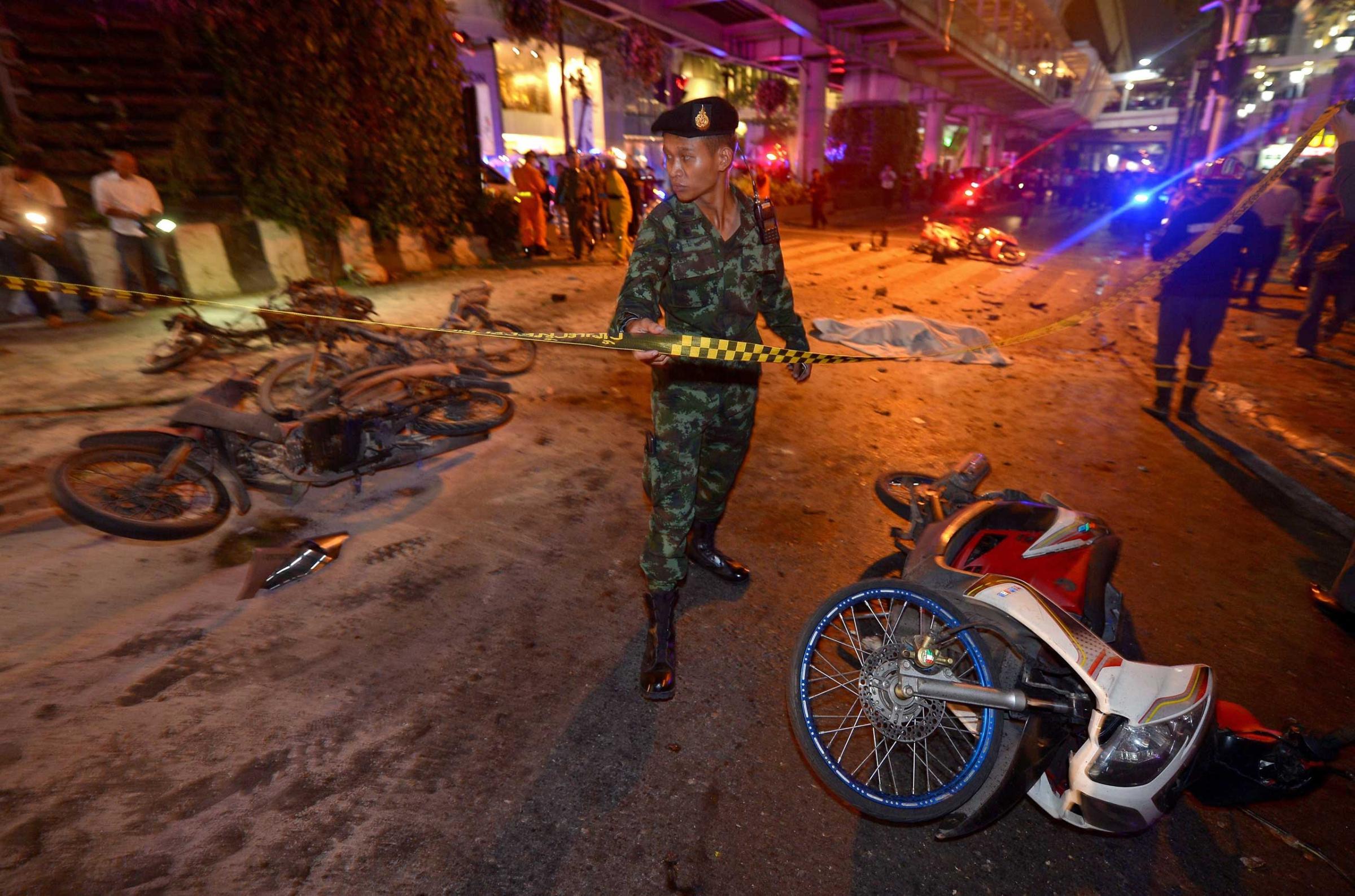 Bangkok Thailand Shrine explosion