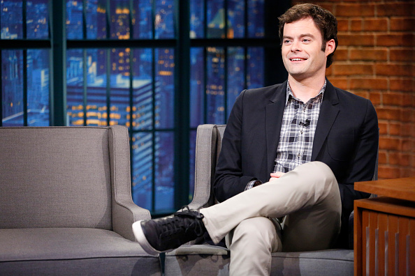 Bill Hader on "Late Night with Seth Meyers" on Aug. 17, 2015.