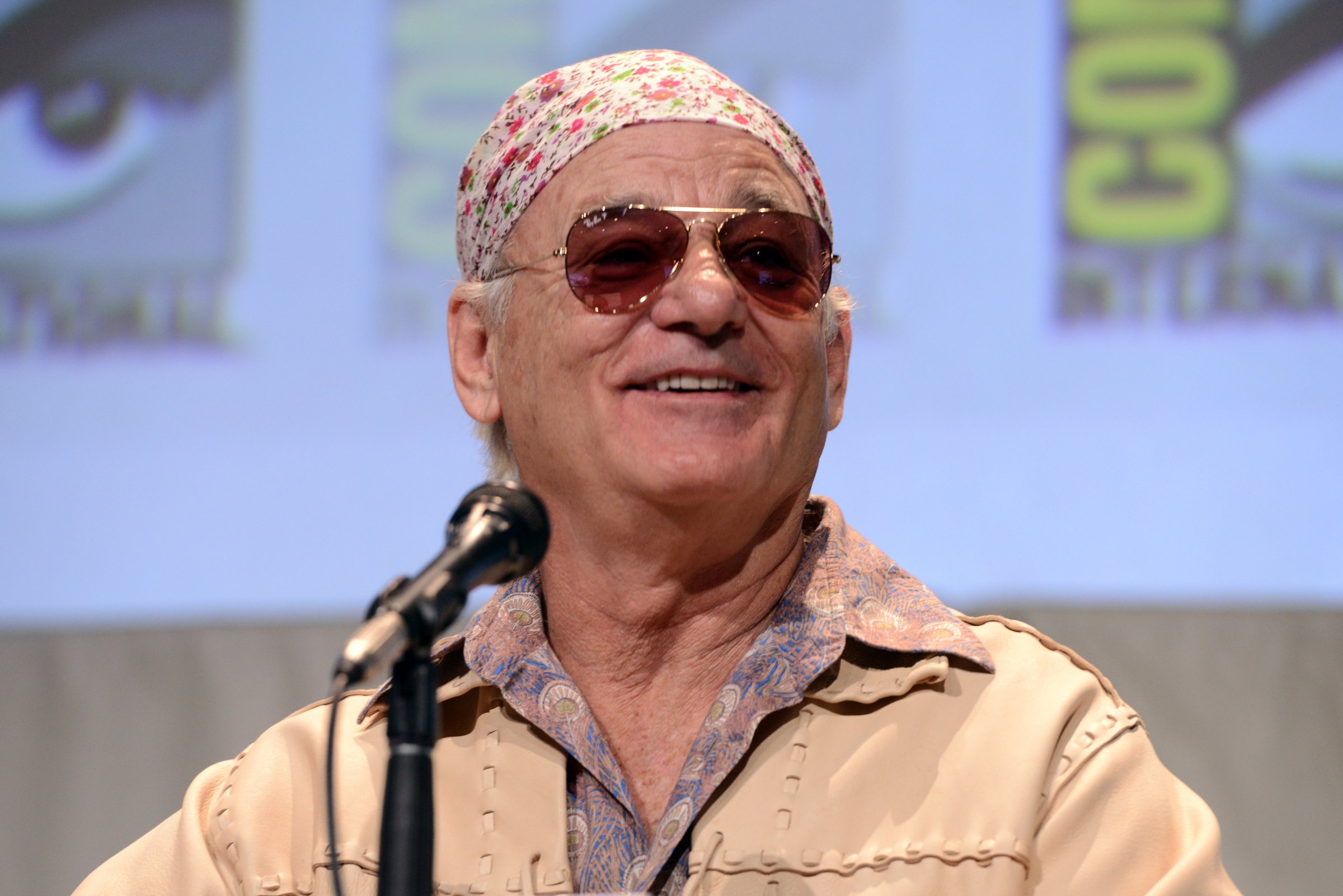 Bill Murray speaks at Comic-Con International 2015 in San Diego on July 9, 2015.