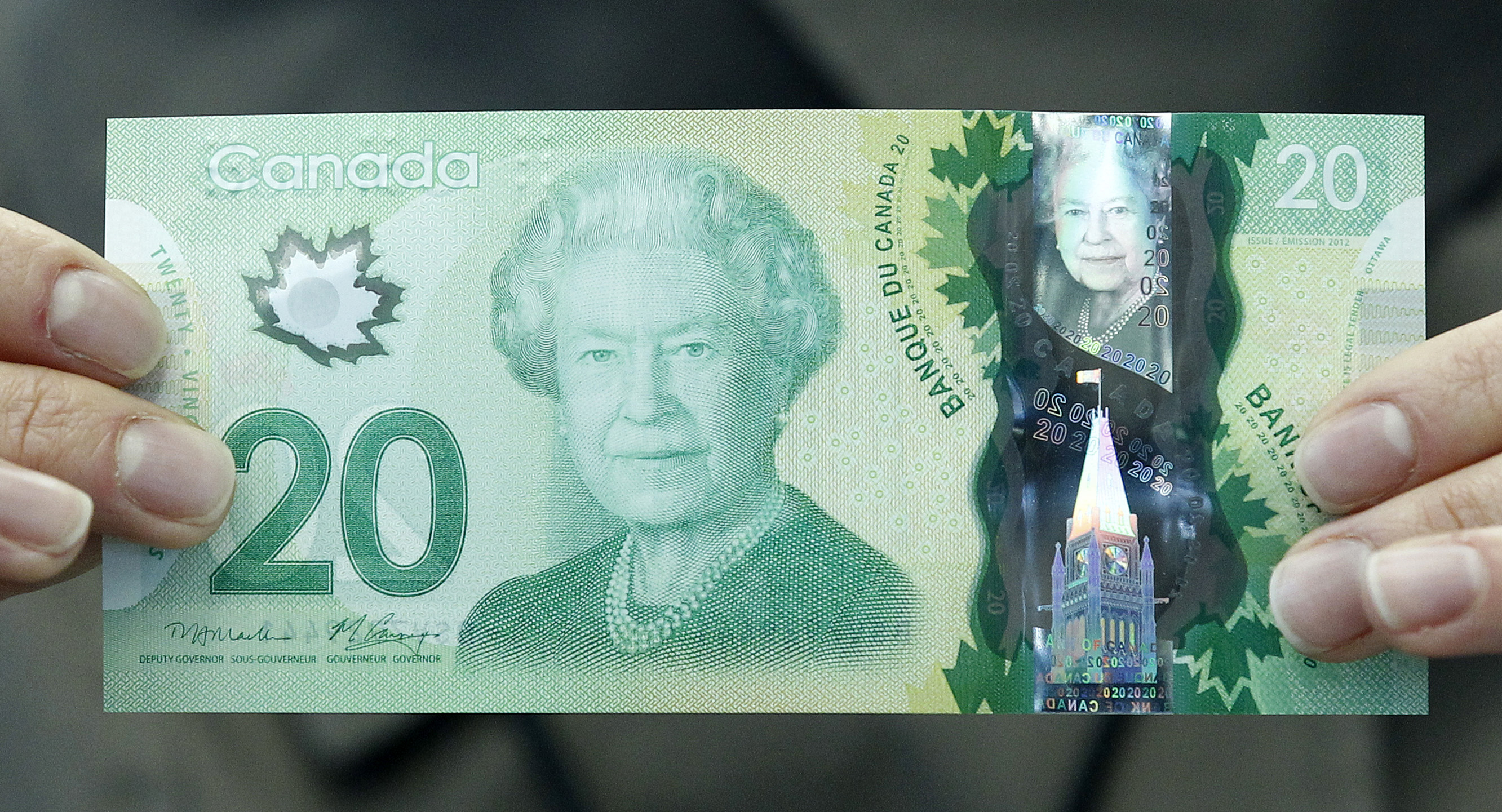 Canadian 20 dollar bill