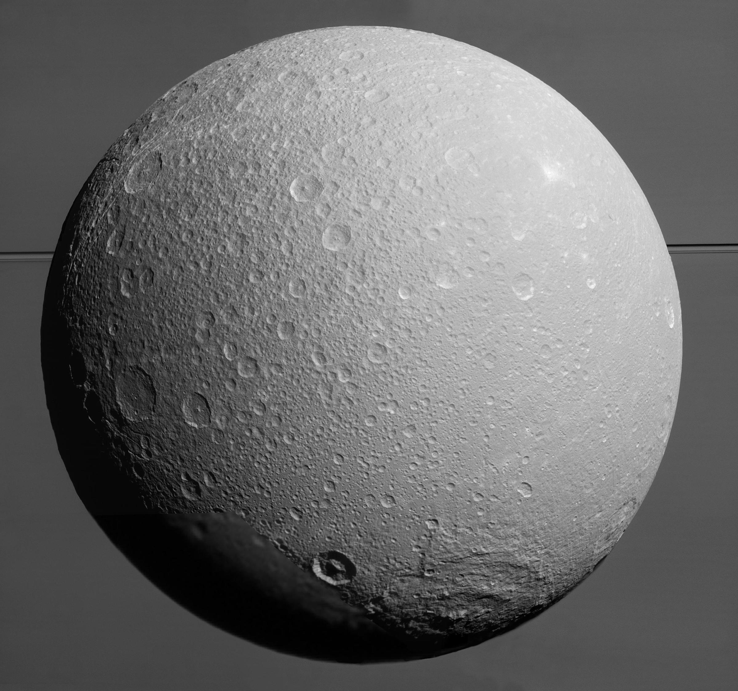 Cassini Saturn Moon Dione Final Flyby Photos