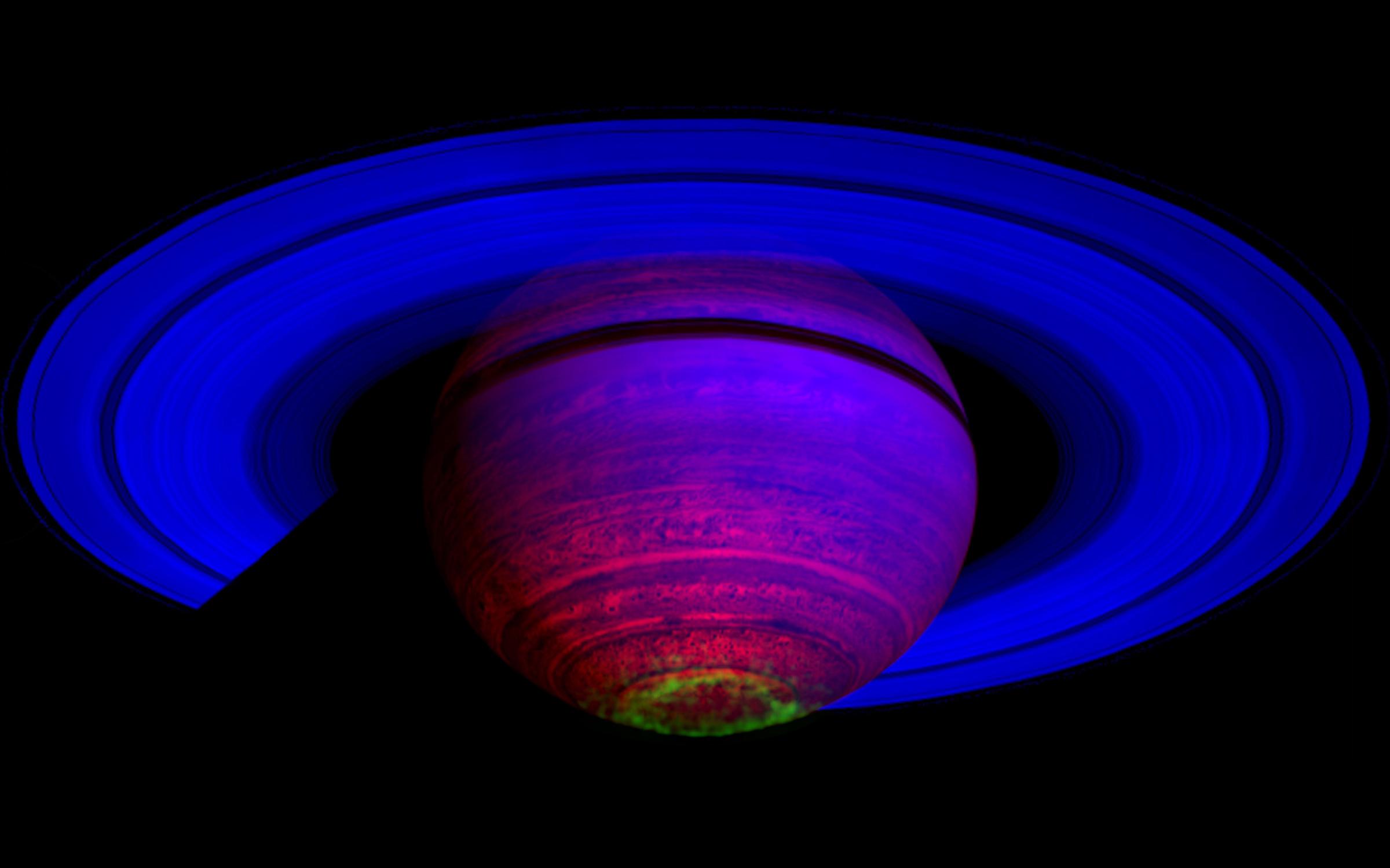 Saturn Aurora Cassini