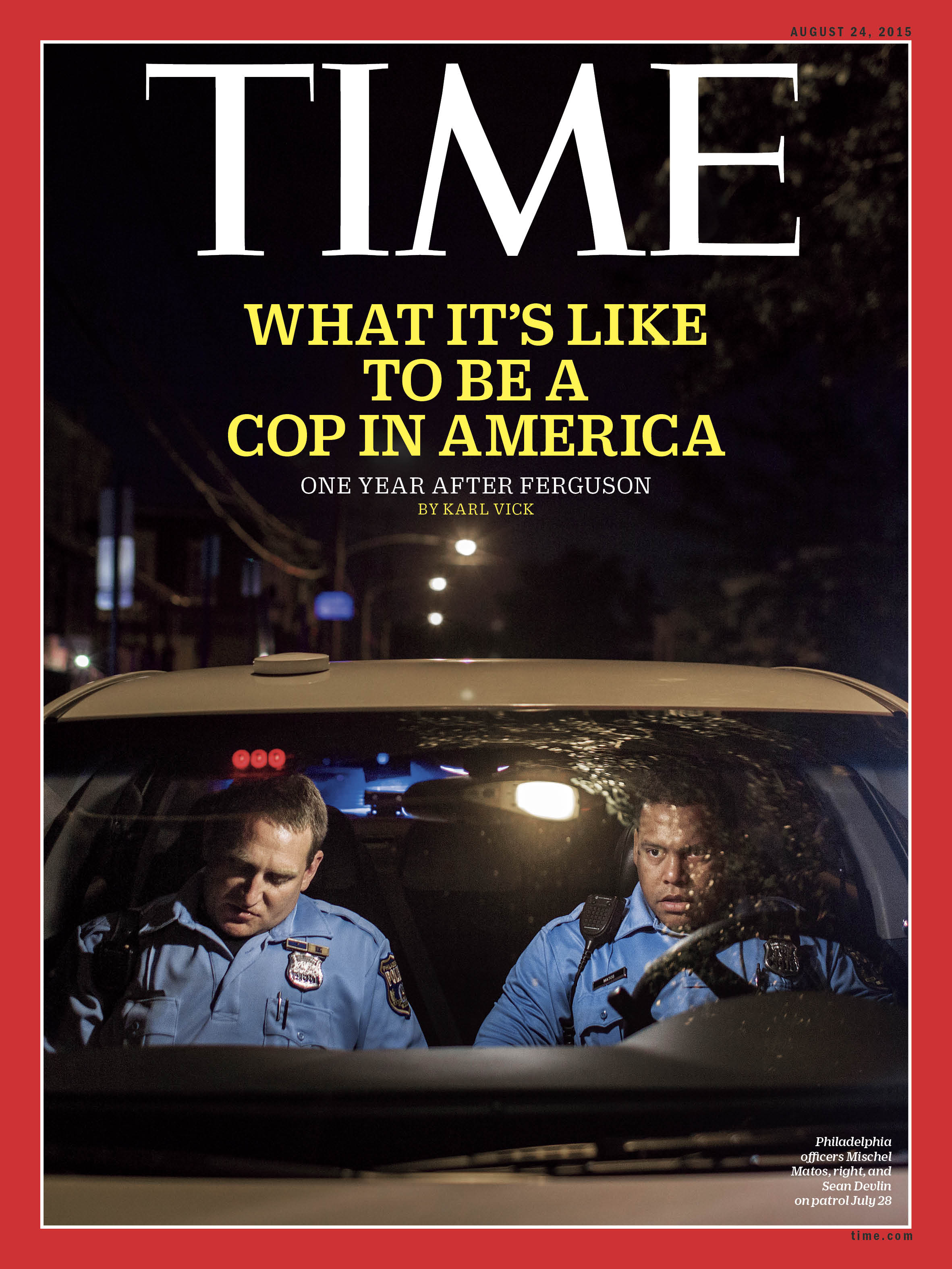 Cops in America Time Magazine Cover