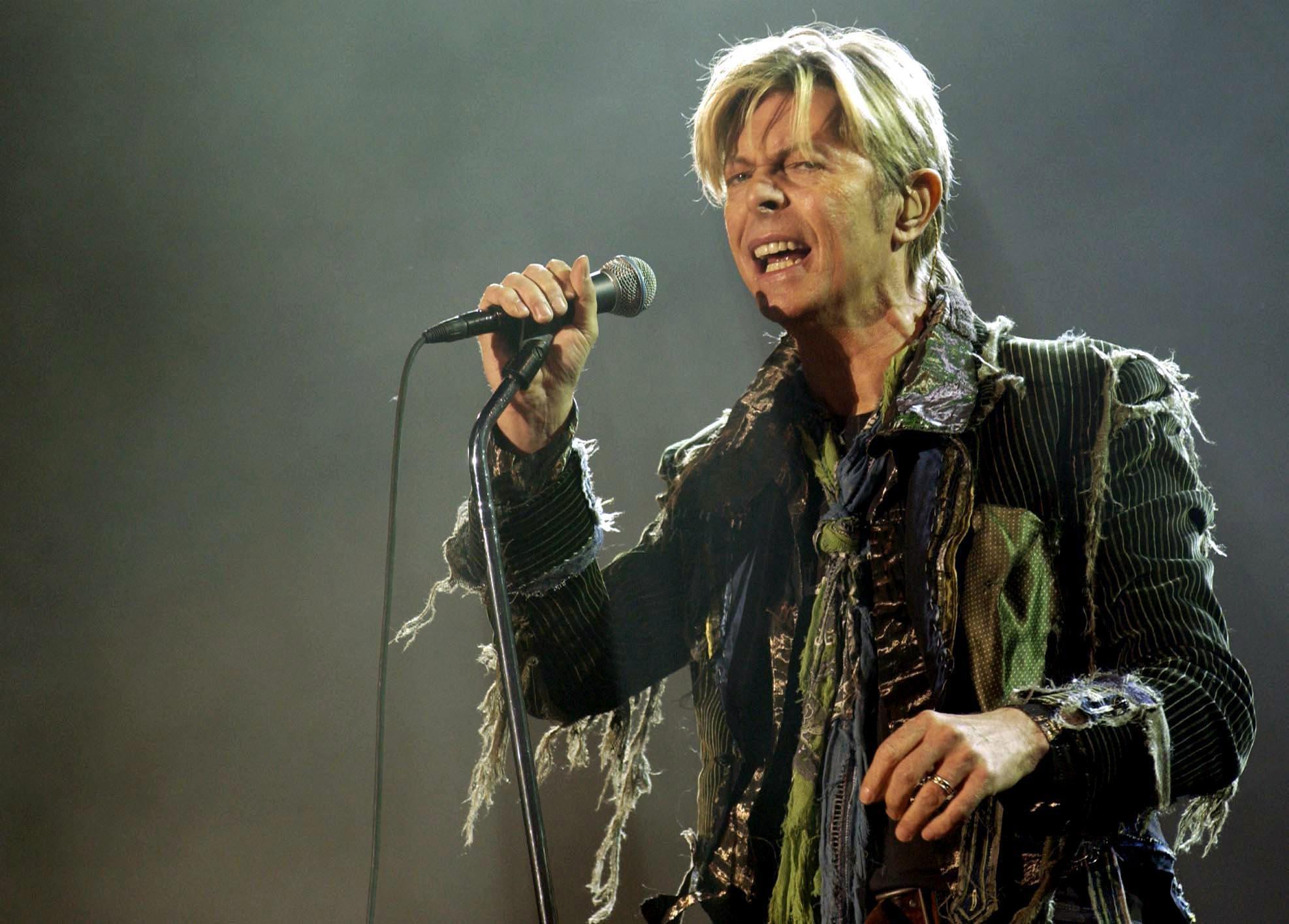 File photo of David Bowie dated June 13, 2004.