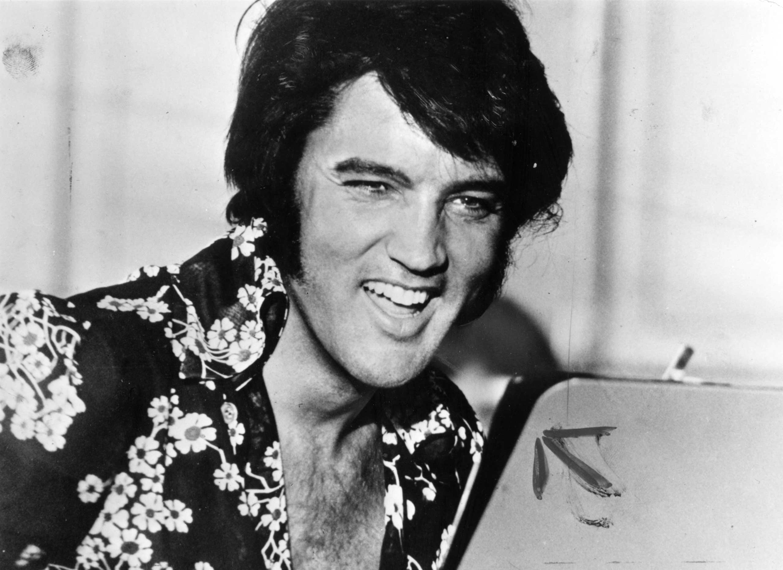 Elvis Presley around 1975. (Keystone/Getty Images)