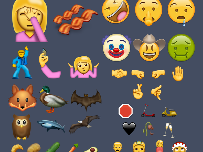 New emoji candidates from Unicode Consortium.