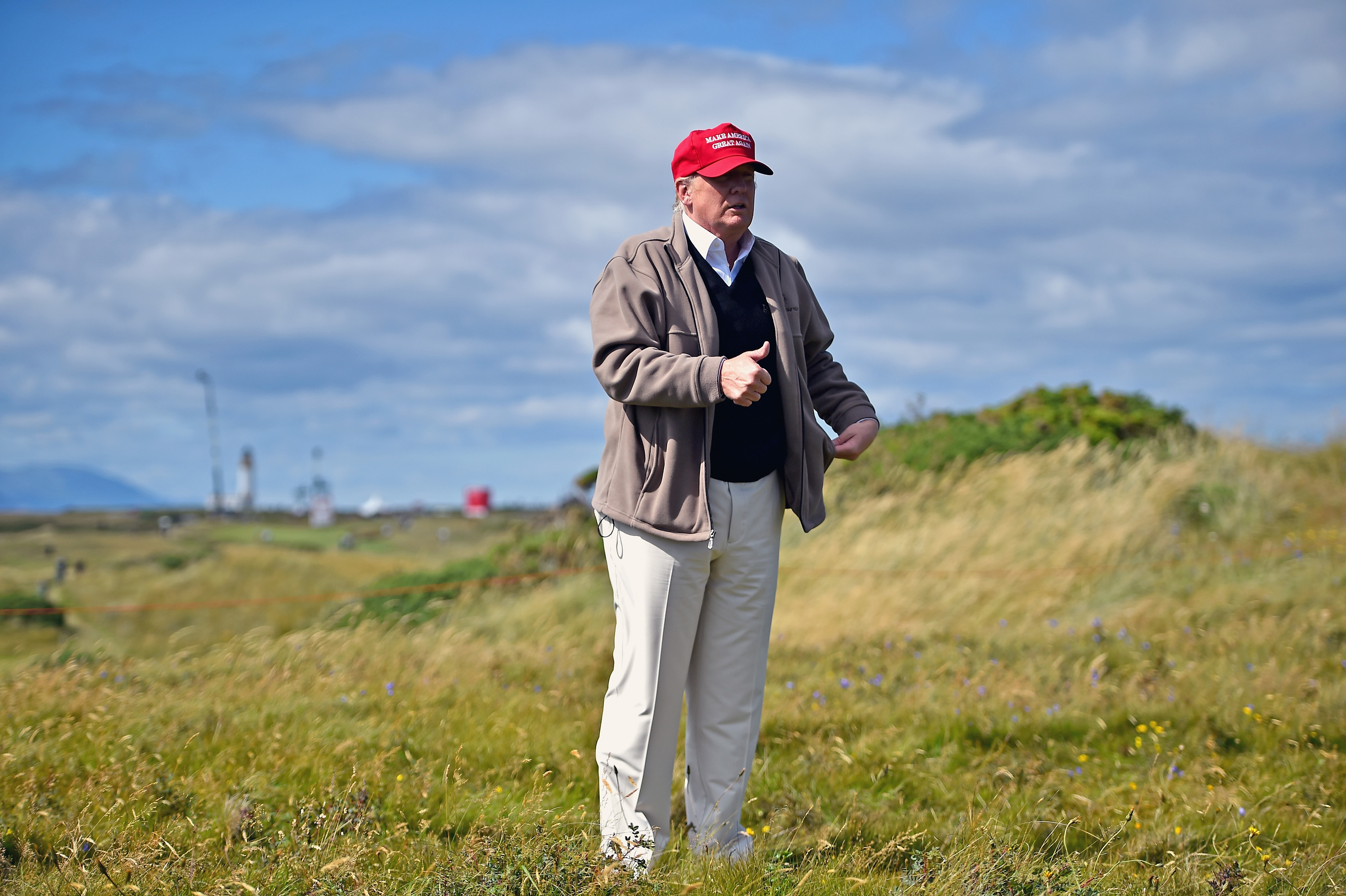 Donald Trump on July 30, 2015 in Ayr, Scotland. (Jeff J Mitchell&mdash;2015 Getty Images)