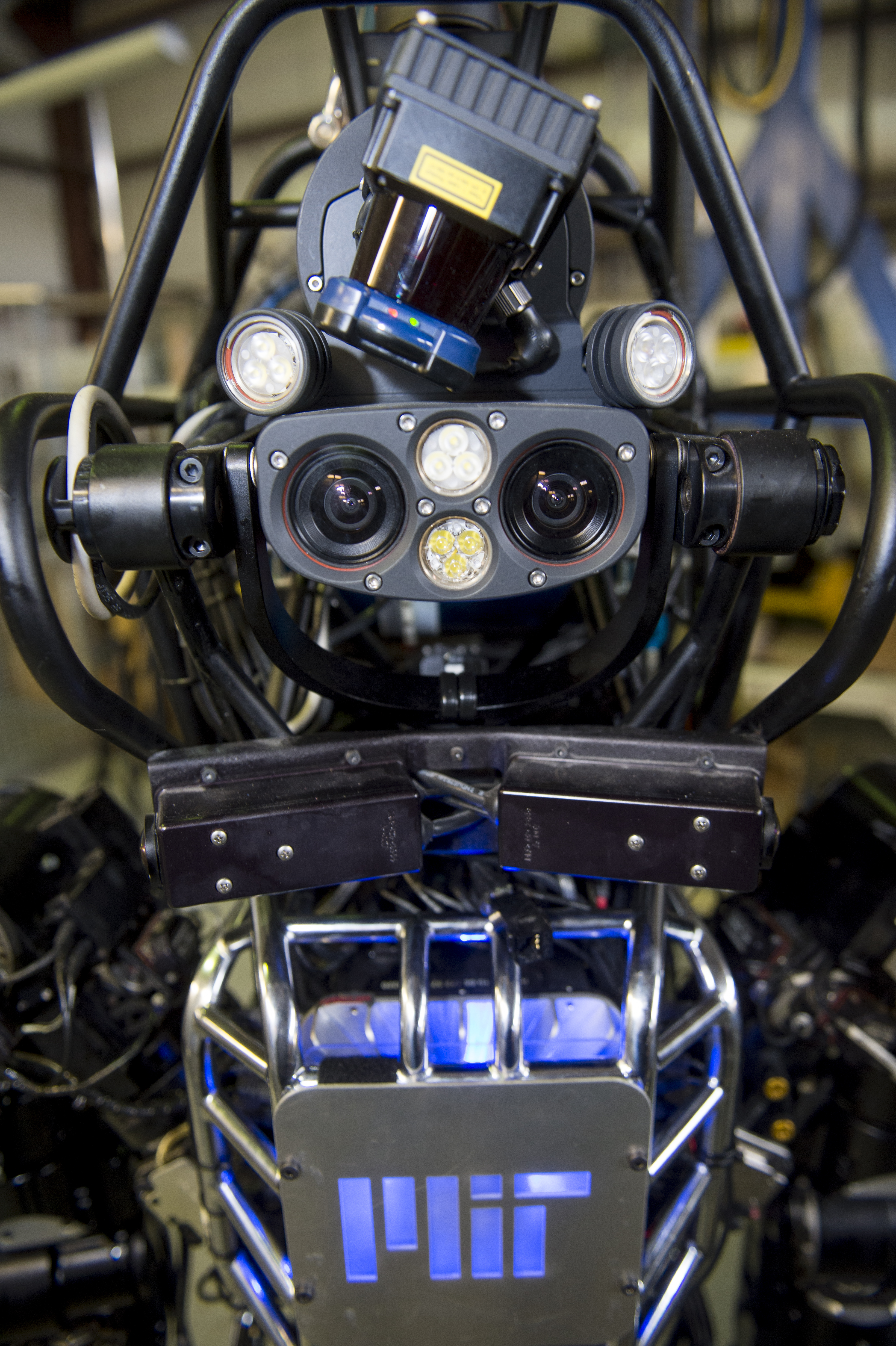 The capabilities of the Atlas robot are demonstrated during the Massachusetts Institute of Technology's Computer Science and Artificial Intelligence Laboratory's Demo Day on April 6, 2013 in Boston, Massachusetts. The Boston Dynamics funded Atlas robot is a part of the DARPA Robotics Challenge program. (Christian Science Monitor&mdash;Christian Science Monitor/Getty)