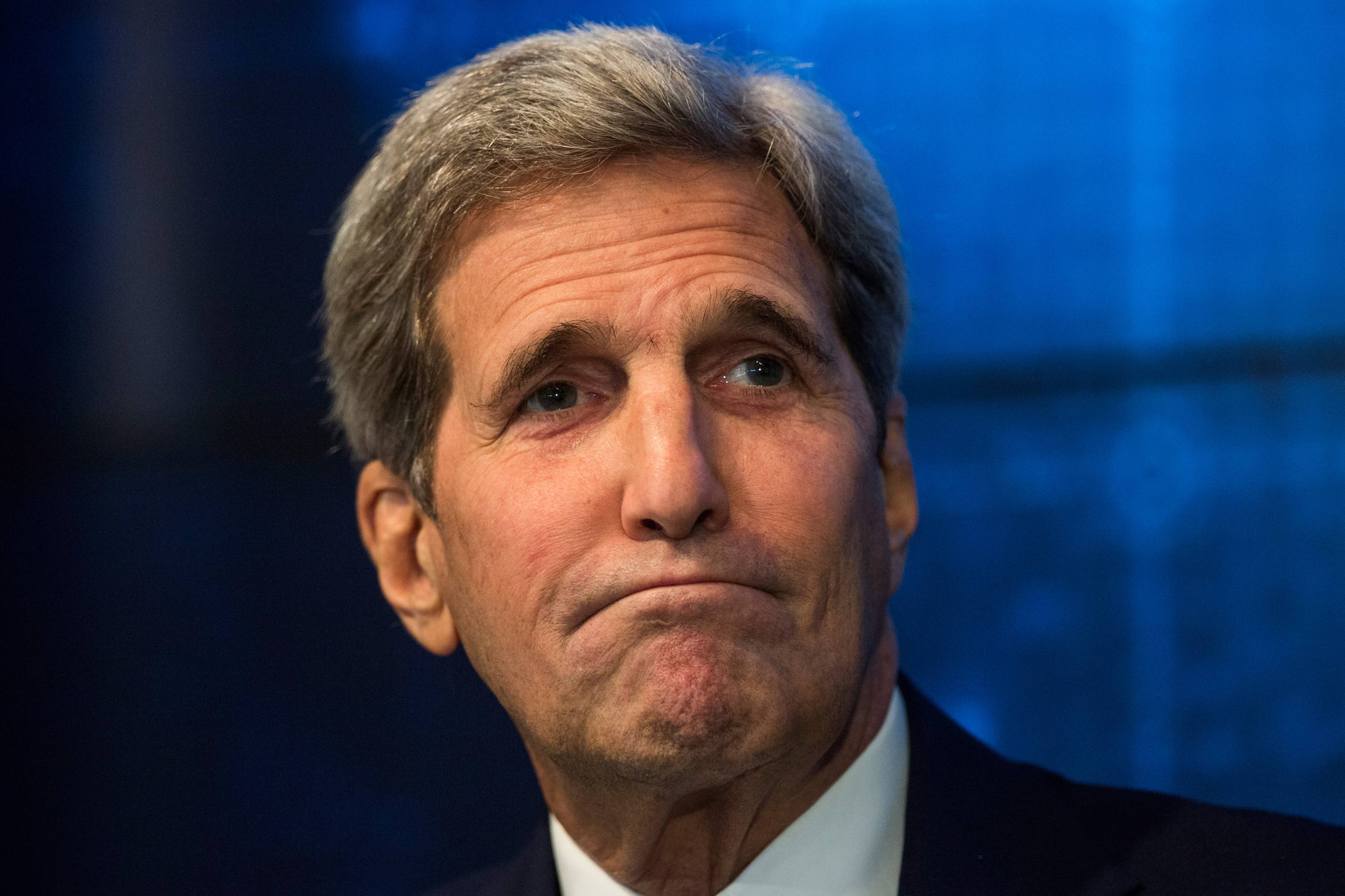 Secretary of State John Kerry in New York City on Aug. 11, 2015. (Andrew Burton—Getty Images)