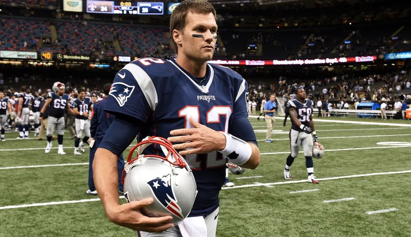 New England Patriots quarterback Tom Brady. (Stacy Revere&mdash;Getty Images)
