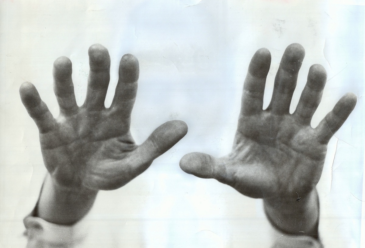 Hands, photographed in 1988 (Innel / Toronto Public Library / Getty Images)