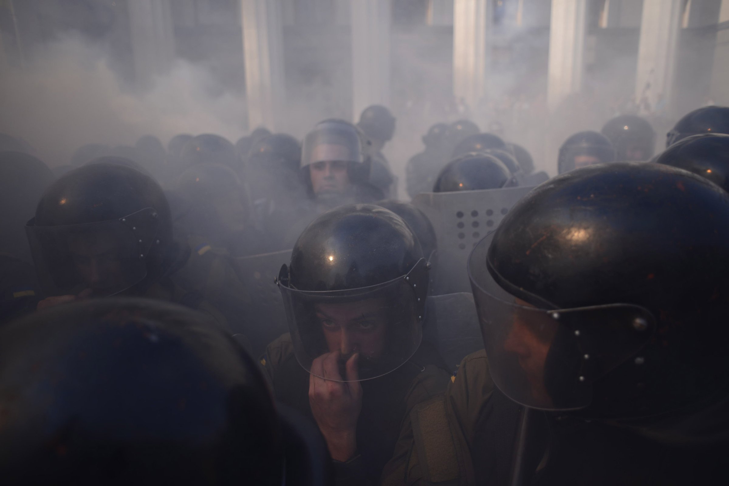 Ukraine Parliament Kiev Protests August 2015