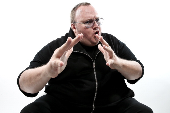 MEGA Limited founder, Kim Dotcom poses during a portrait session at the Dotcom Mansion on April 26, 2013 in Auckland, New Zealand.