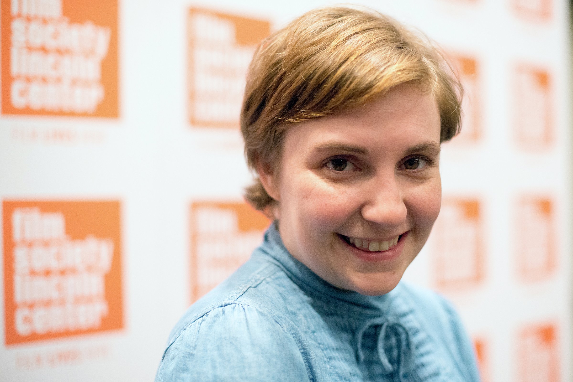 Lena Dunham at the 2015 Film Society of Lincoln Center Summer Talks with Judd Apatow and Lena Dunham in New York City on July 13, 2015.