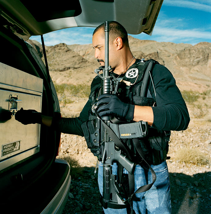 From the series  U.S. Marshals,  powerHouse books 2014.  Photographed with an analog camera, a Hasselblad 503cw.