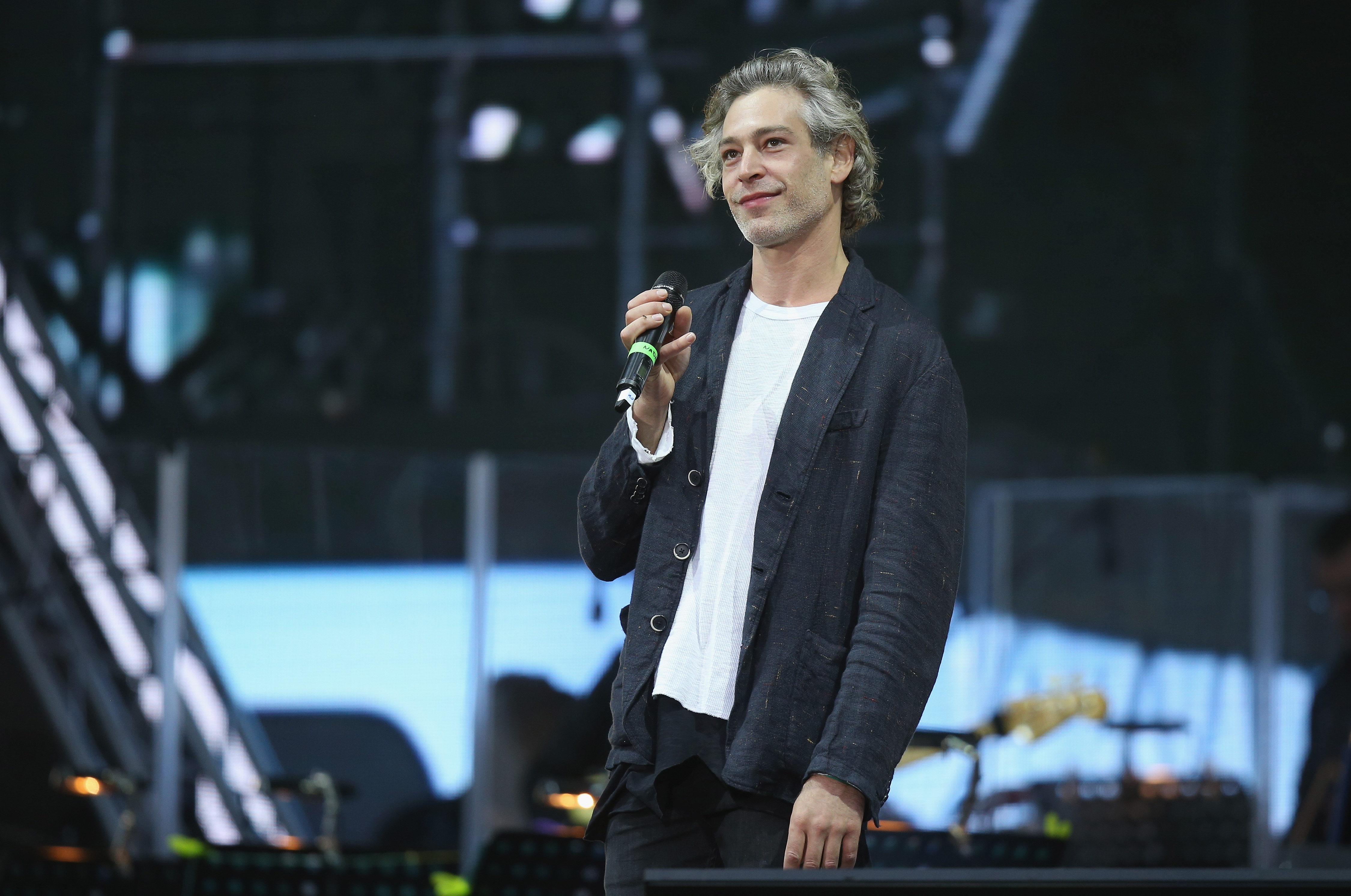 Singer Matisyahu performs at the official opening ceremony of the European Maccabi Games at the Waldbuehne in Berlin on July 28, 2015. (Sean Gallup—Getty Images)