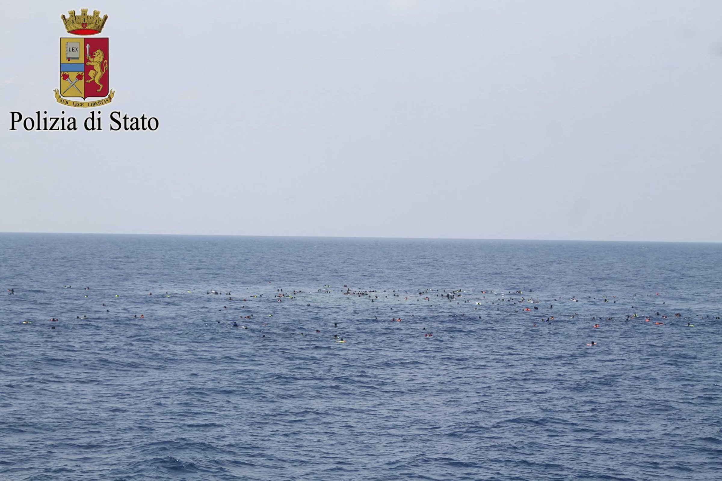Migrants Mediterranean sinking coast Libya