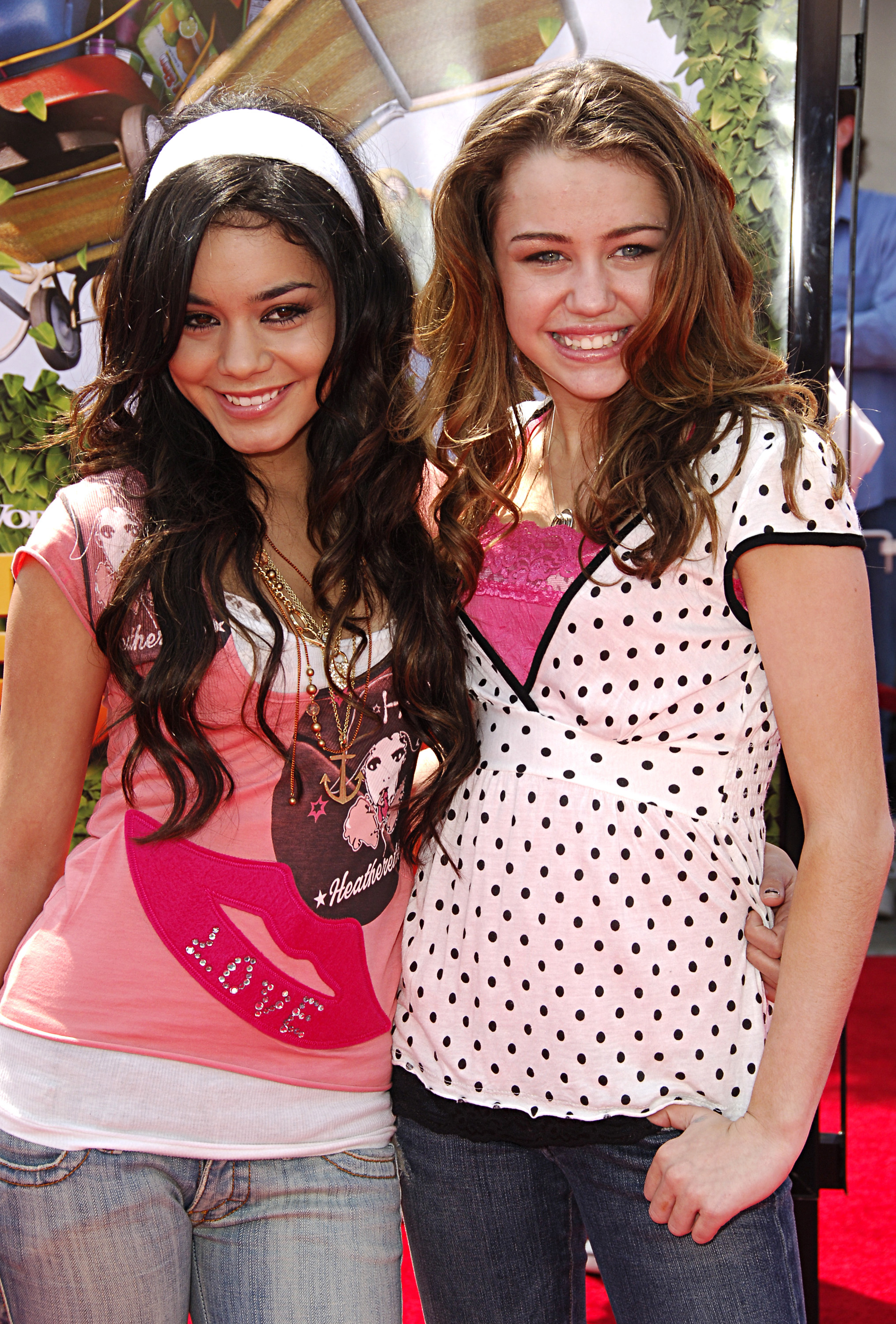 Miley Cyrus and Vanessa Hutchinson