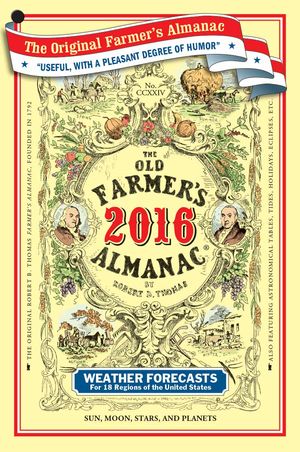 Cover of Old Farmer's Almanac, 2016 (Courtesy Old Farmer's Almanac)