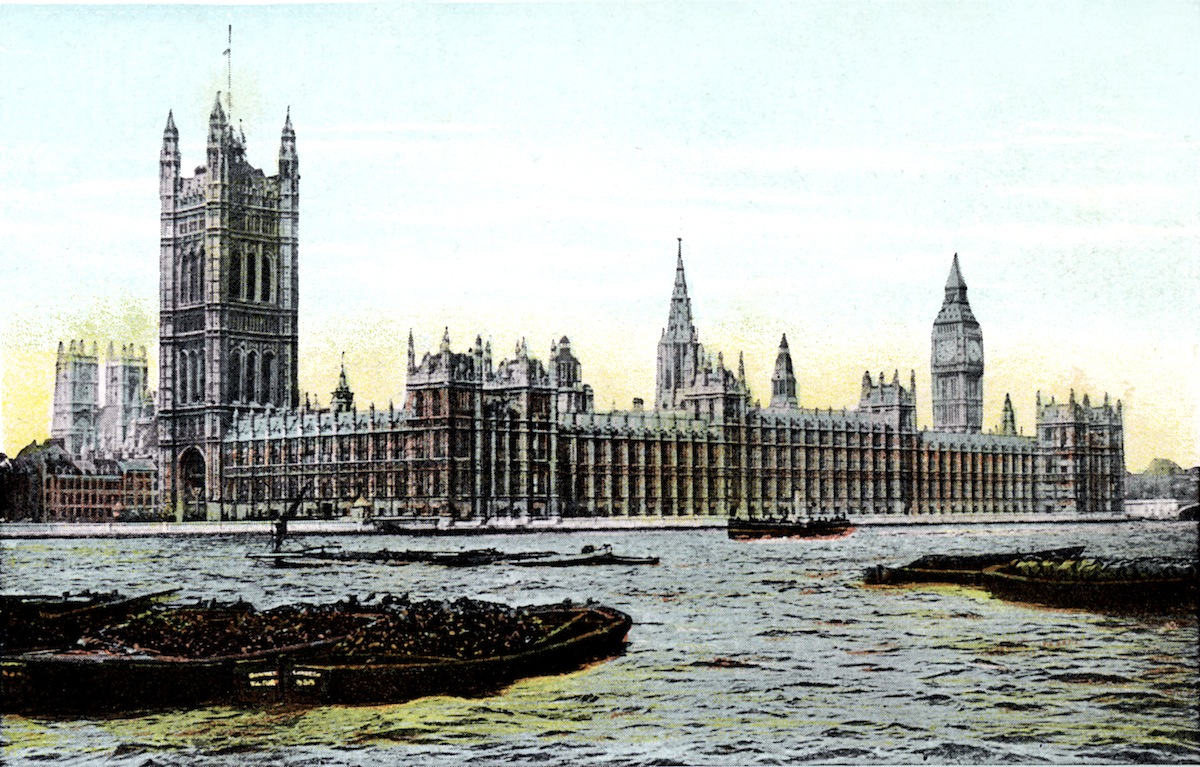 Houses of Parliament, London, 20th Century.