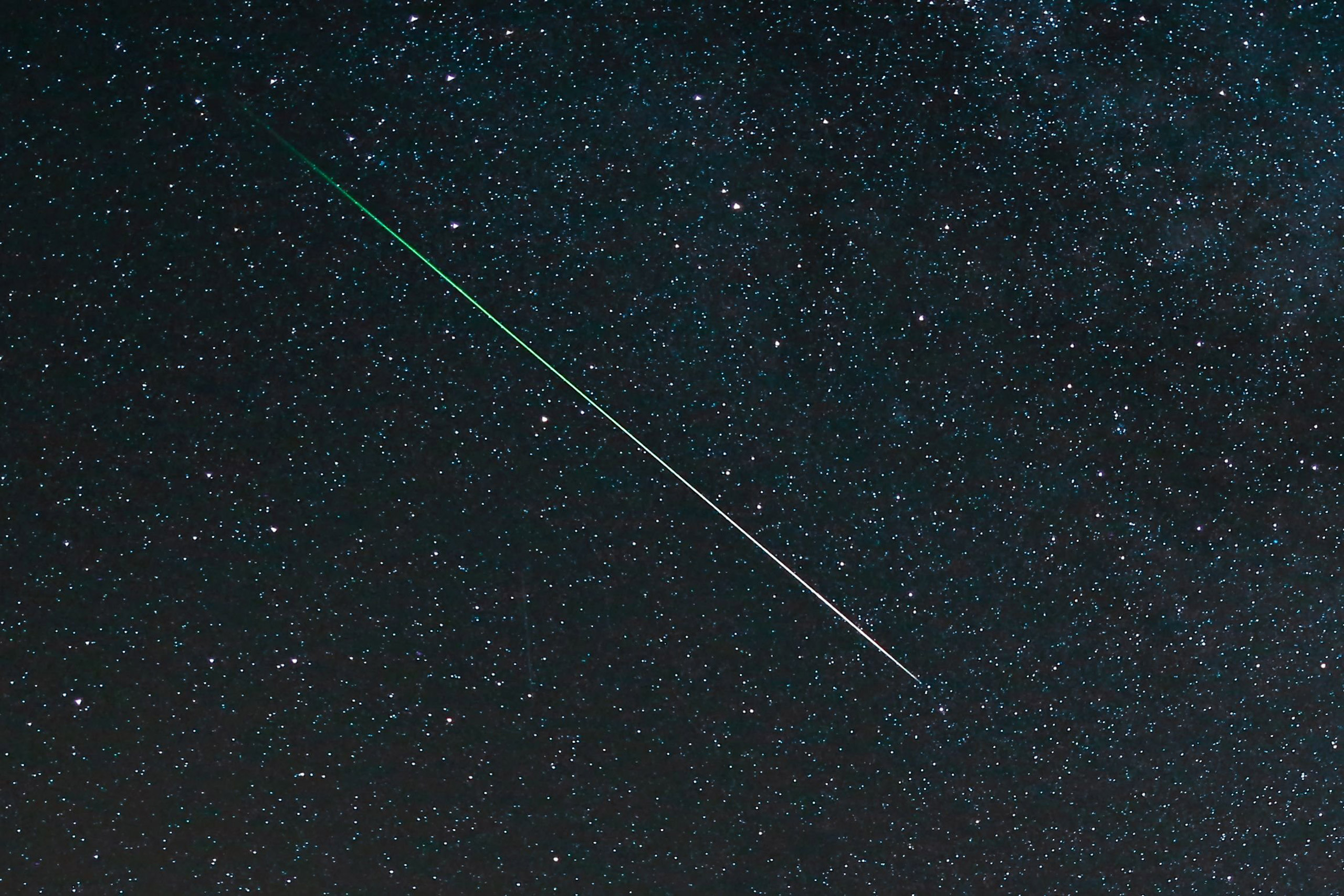 The Perseid Meteor Shower over Northamptonshire, England on Aug. 11, 2015.