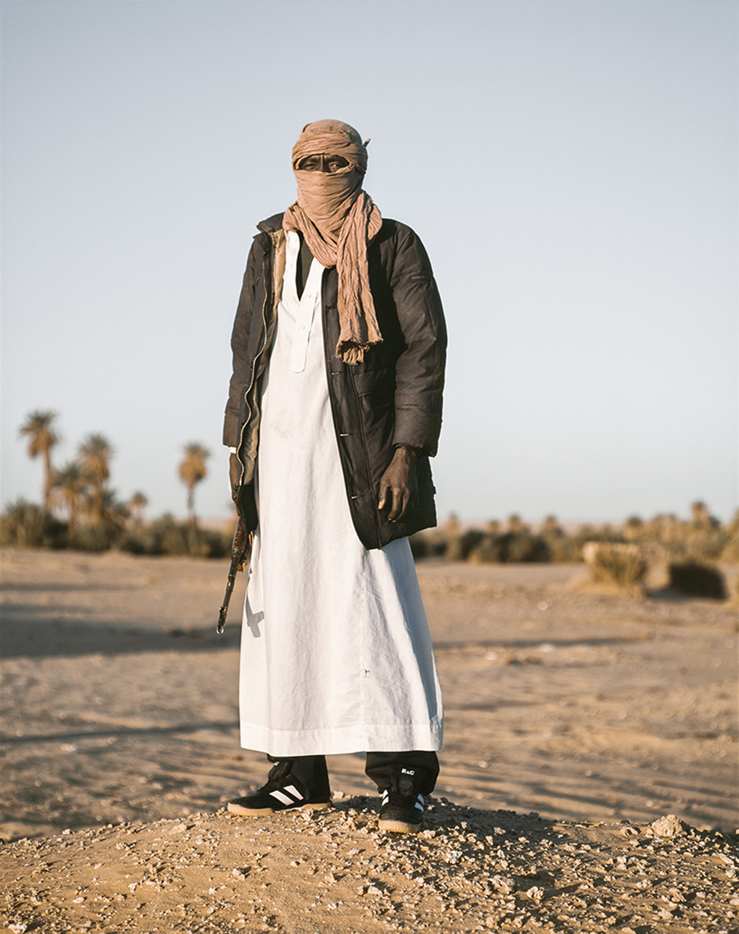 A local Tebu truck driver, Southern Libya, March 2015.