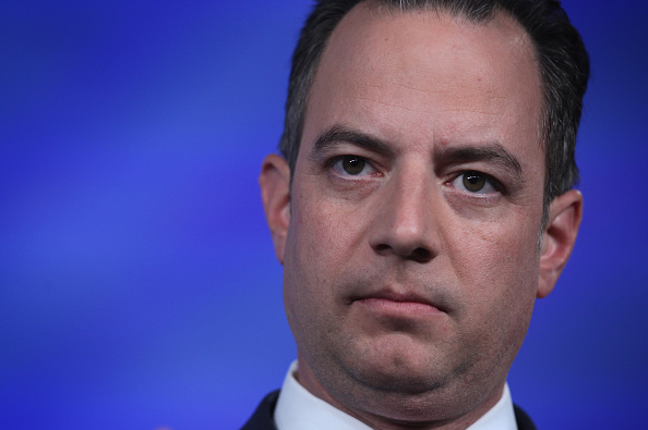 Repubican National Committee Chairman Reince Priebus pauses as he speaks during the 2015 Southern Republican Leadership Conference May 21, 2015 in Oklahoma City, Oklahoma.
