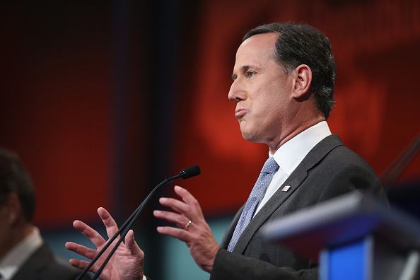 Rick Santorum at the Cleveland Fox News debate