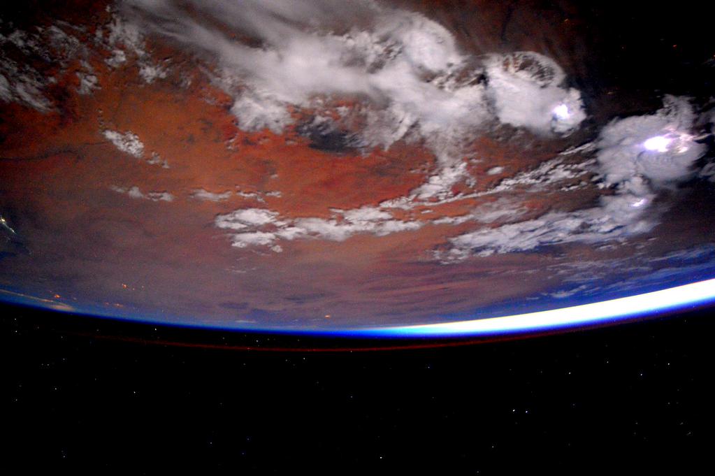 They say the desert is just as beautiful at night. I think I agree. #EarthArt. #YearInSpace  - via Twitter on July 30, 2015