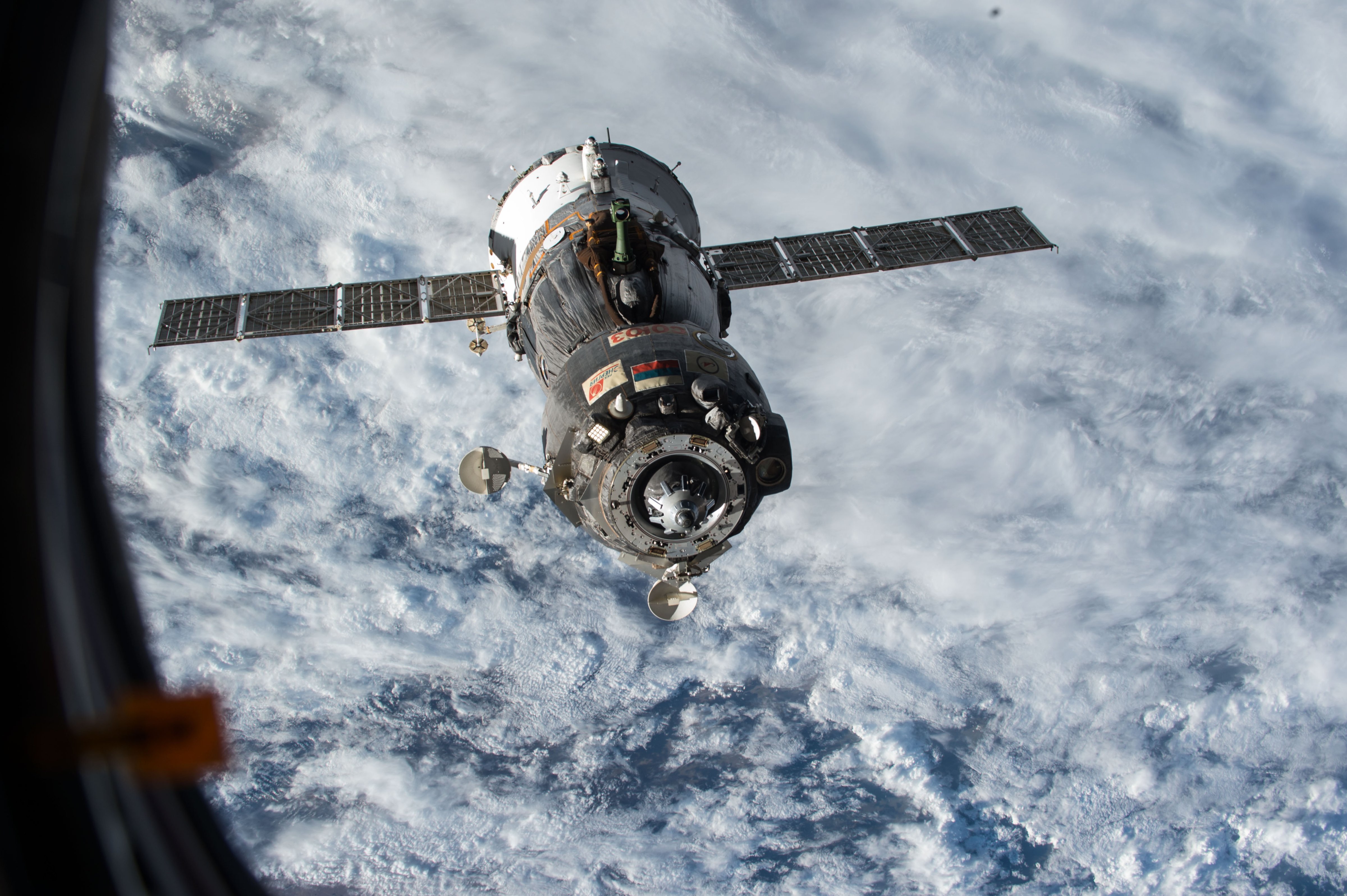 Need a lift? A Souyz spacecraft after undocking from the space station on June 11, 2015 (NASA)