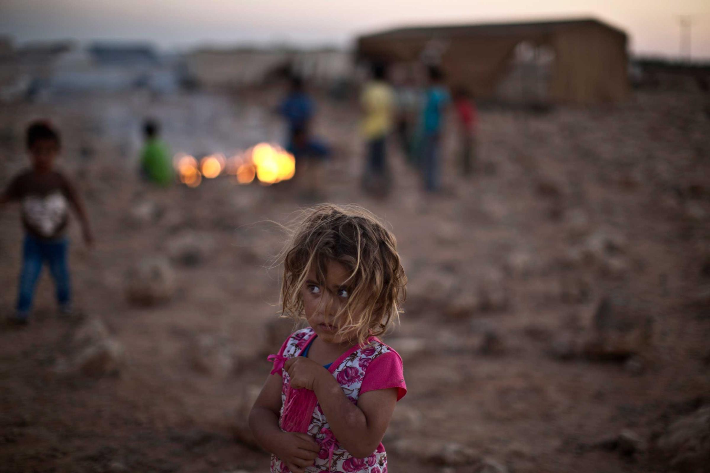Syrian refugee children Jordan