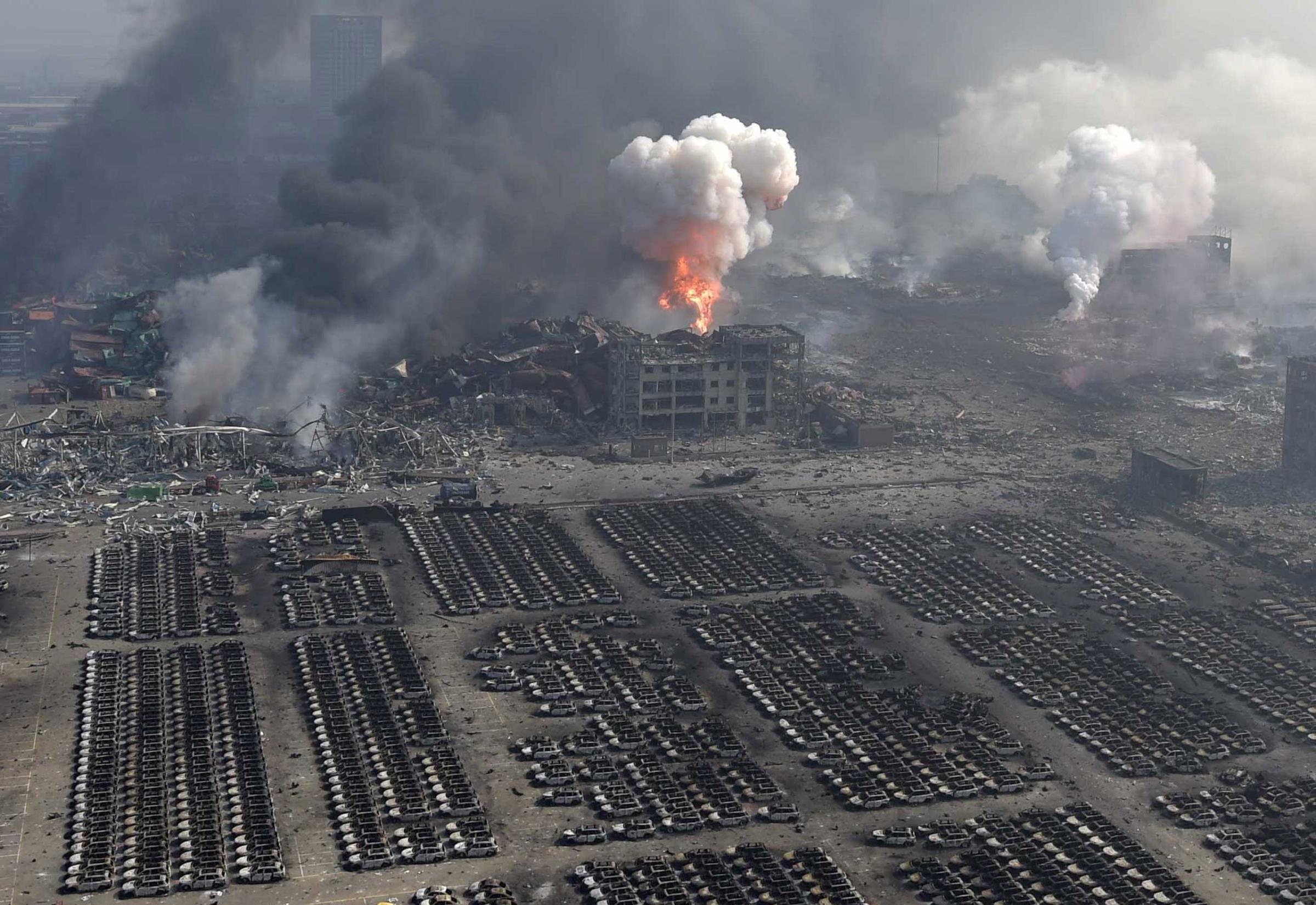 Tianjin explosion China