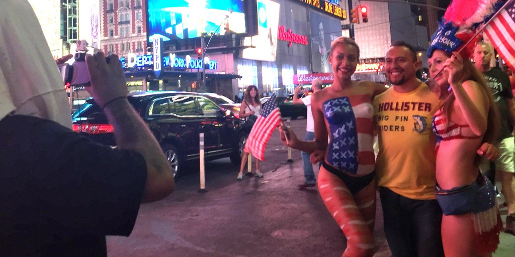Naked girls in manhattan Topless In Times Square Why One Woman Poses Time