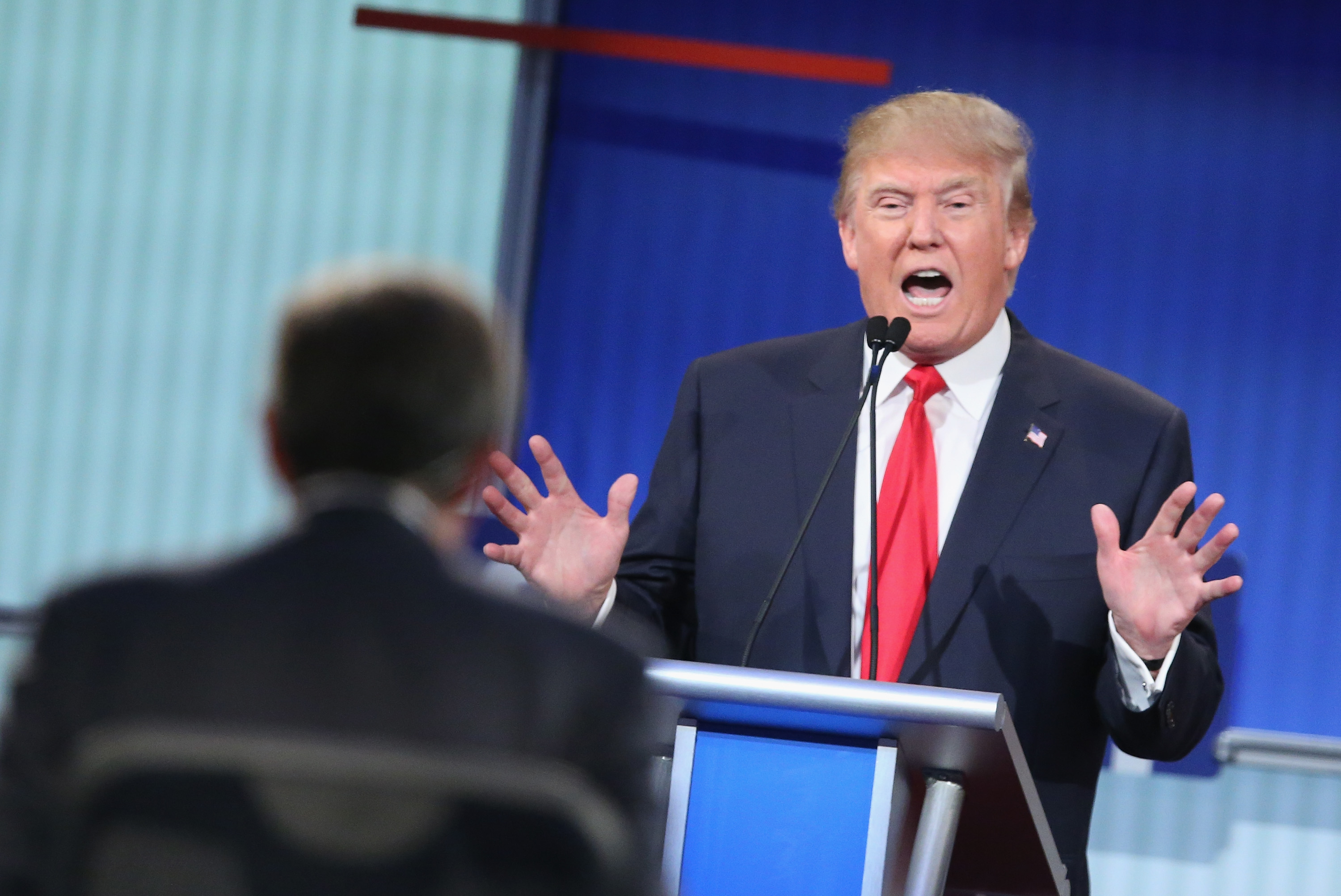 Loud and proud: Donald Trump at the August 6 Republican debate