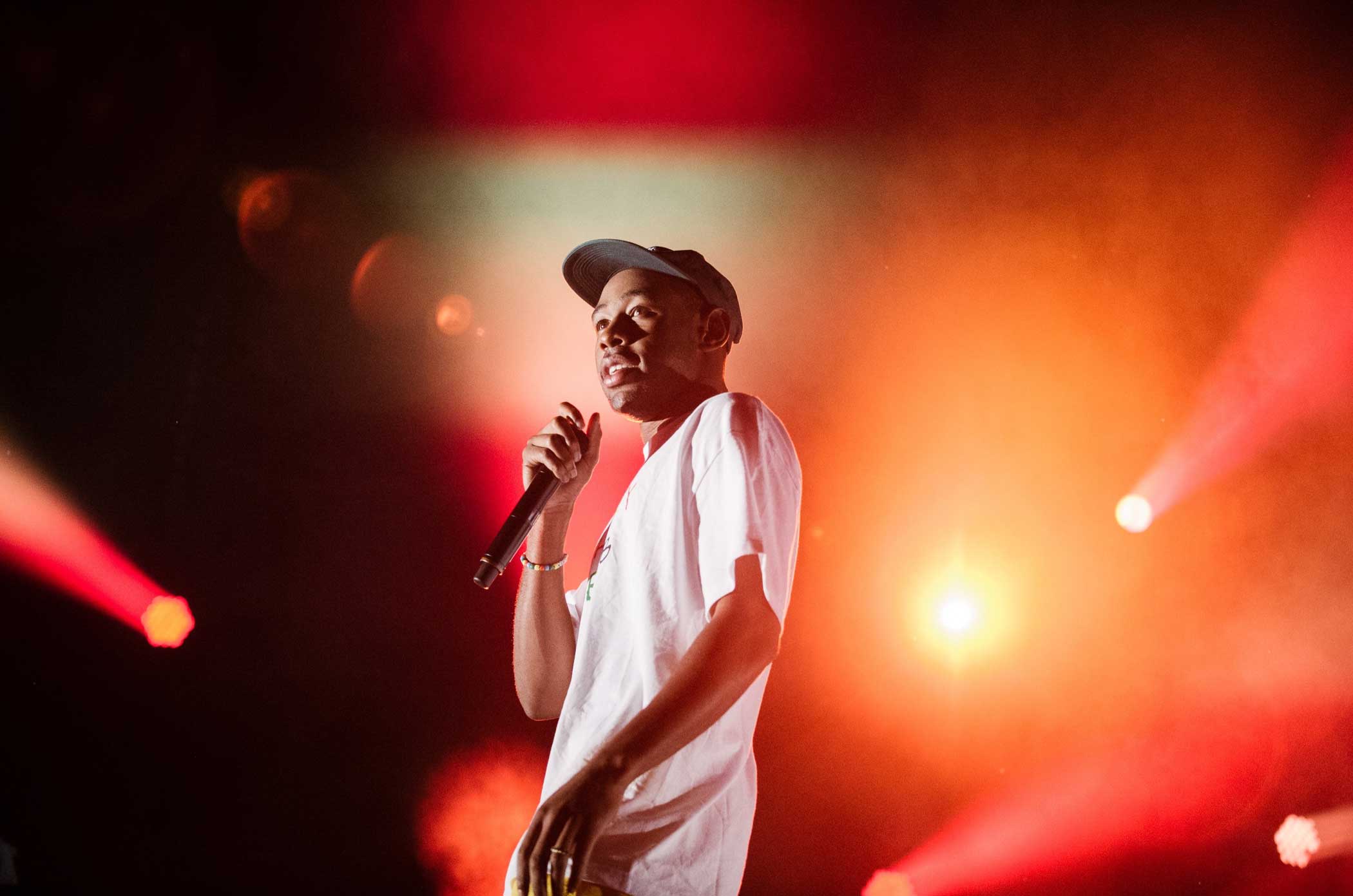 Tyler, The Creator performs live on Day Three of the Osheaga Music and Arts Festival on Aug. 2, 2015 in Montreal.