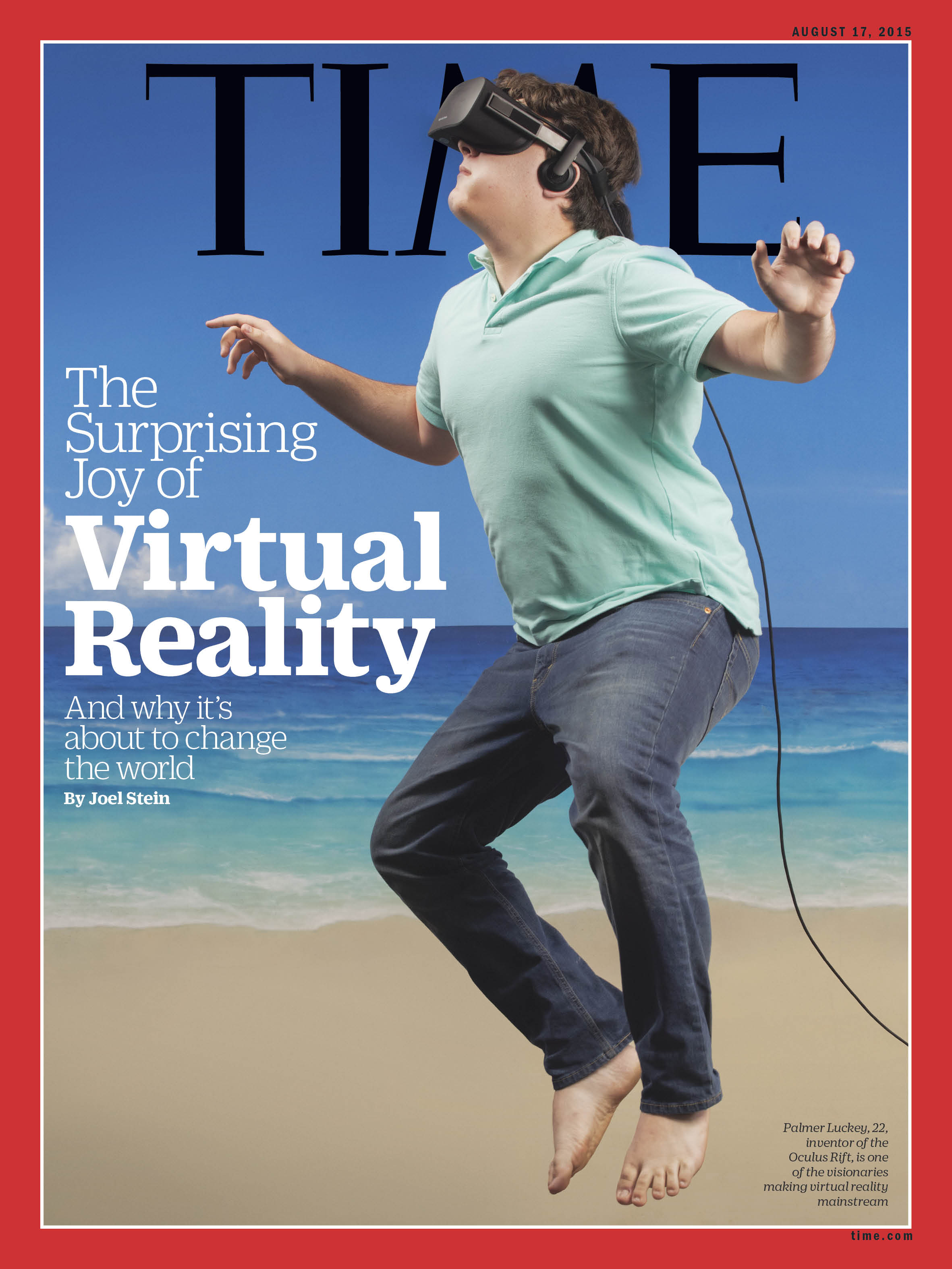 Palmer Luckey, 22, inventor of the Oculus Rift, is one of the visionaries making virtual reality mainstream (Photograph by Gregg Segal for TIME)