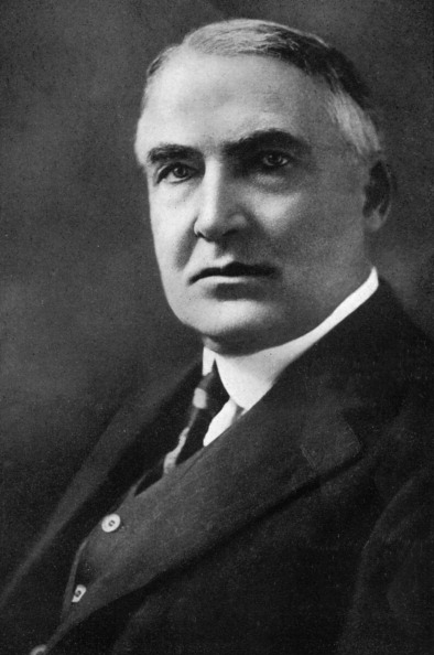 Warren G Harding, 29th President of the United States. Published in The American Presidents, (London, 1933). (Print Collector/Getty Images)