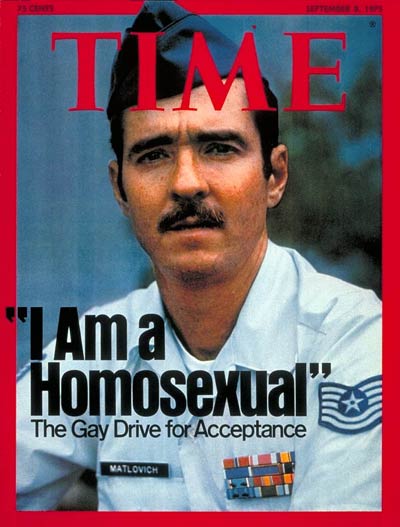 Leonard Matlovich on the Sept. 8, 1975, cover of TIME (Cover Credit: TED THAI)