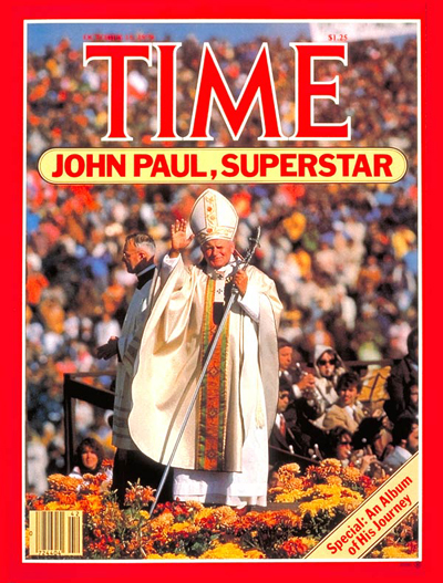 Pope John Paul II on the Oct. 15, 1979, cover of TIME (Cover Credit: NEIL LEIFER)