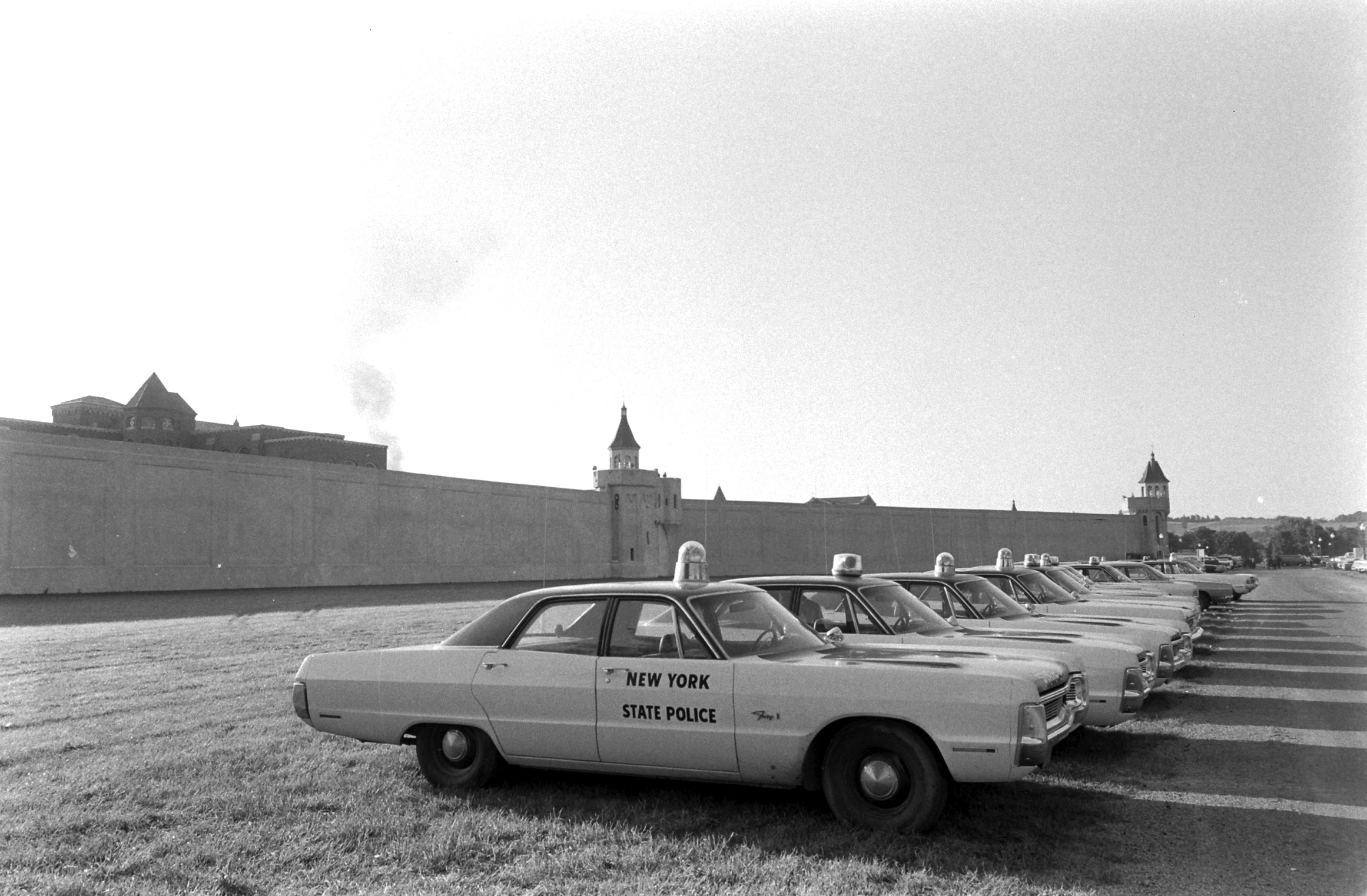 Scenes from the aftermath of the Attica Prison Riot, 1971