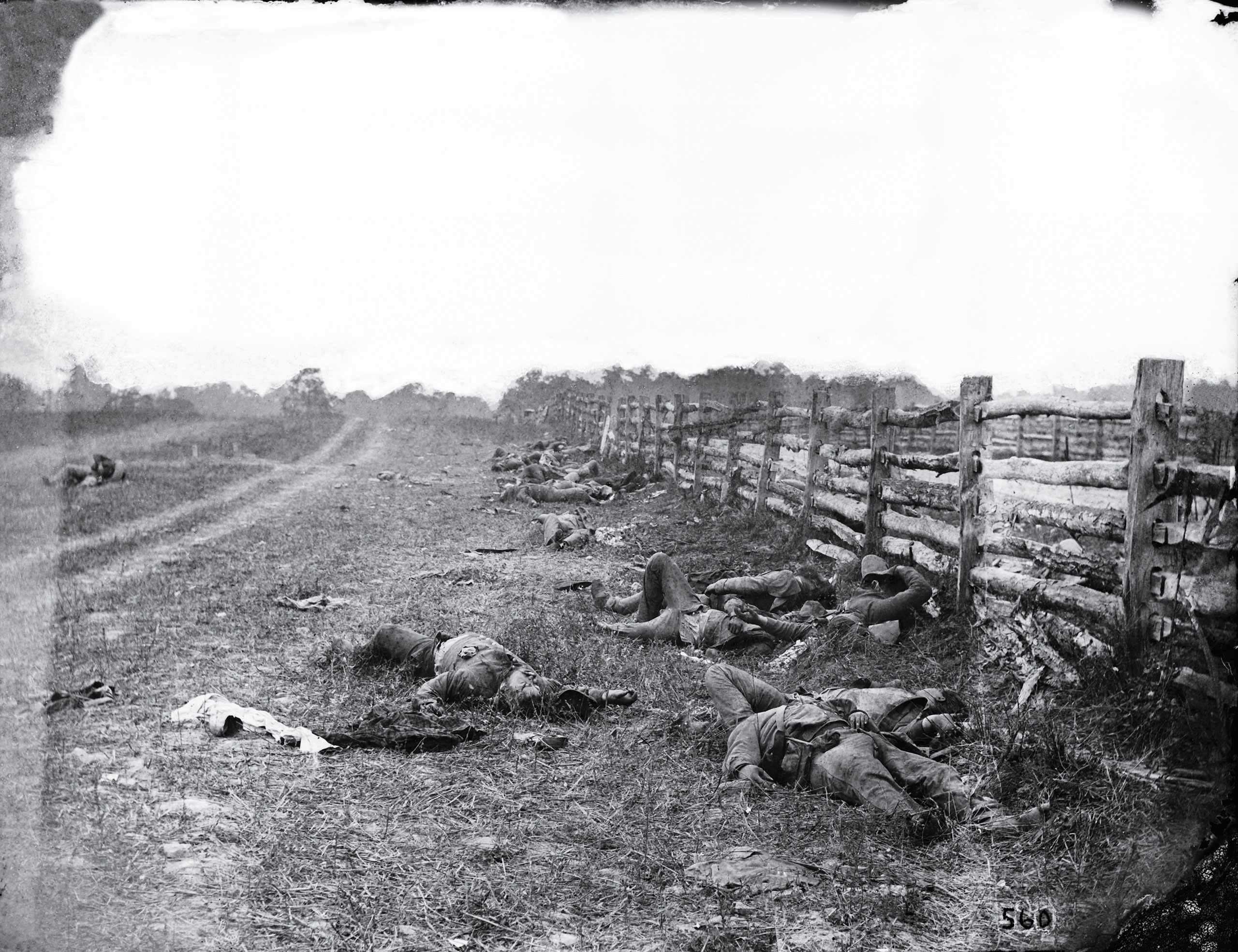 The Dead of Antietam by Alexander Gardner, 1862.