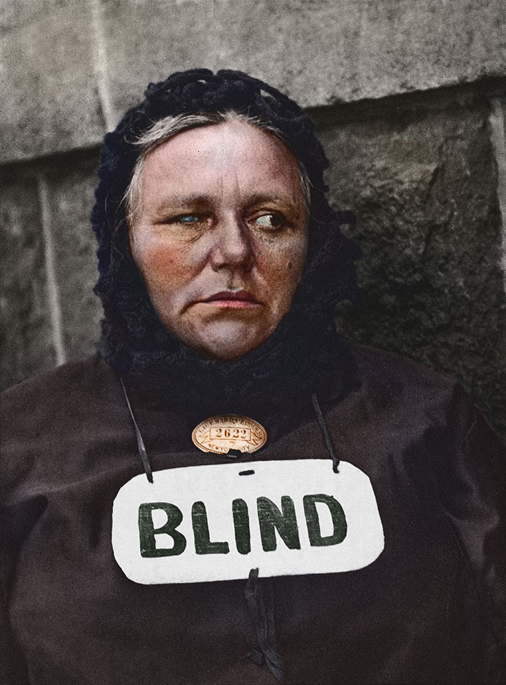 Blind by Paul Strand, 1916.