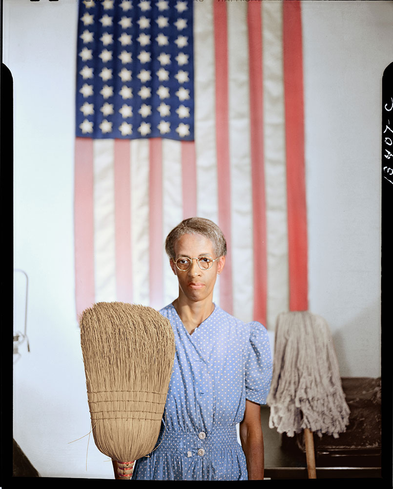 American Gothic by Gordon Parks, 1942.